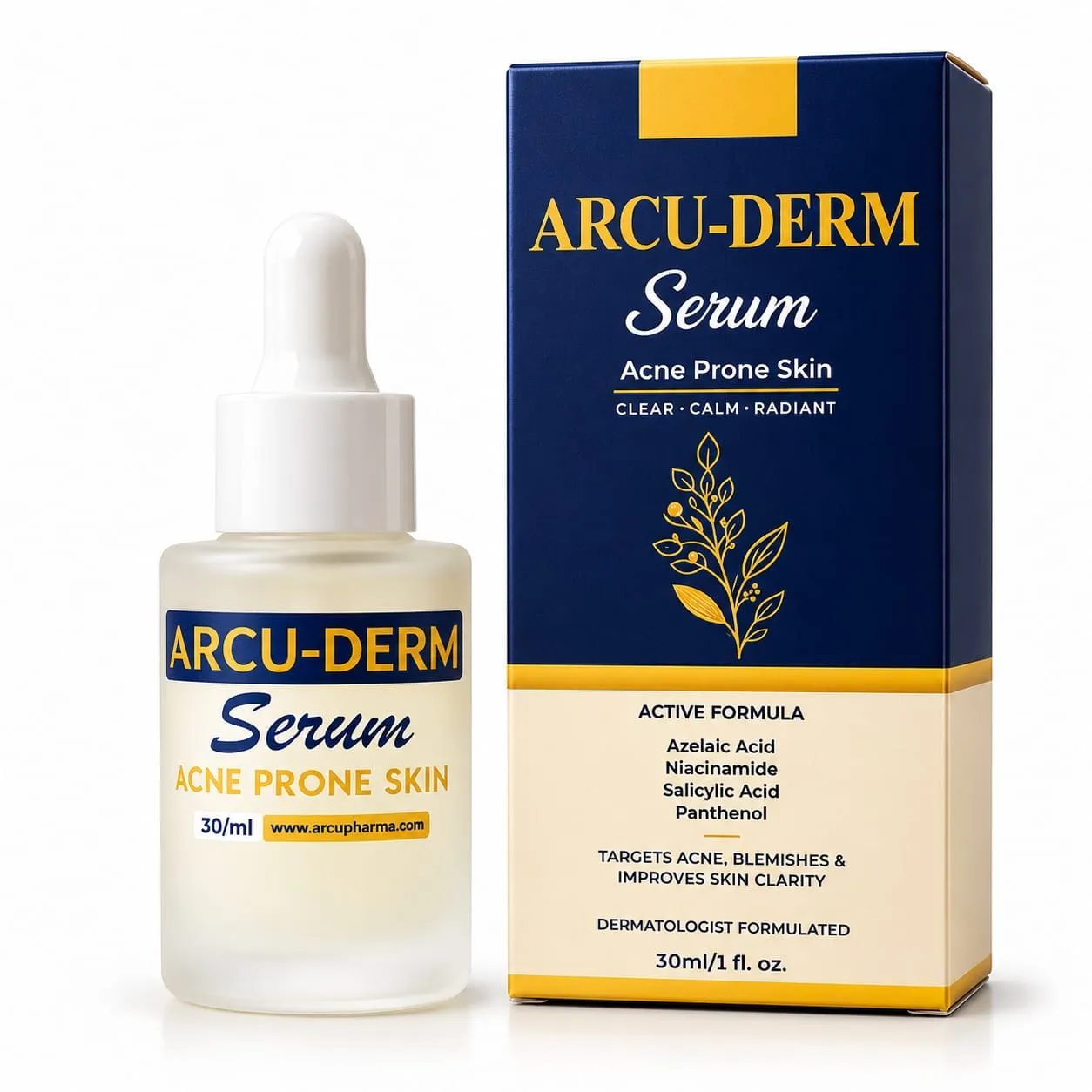 ARCU-DERM Serum – Acne & Blemish Control